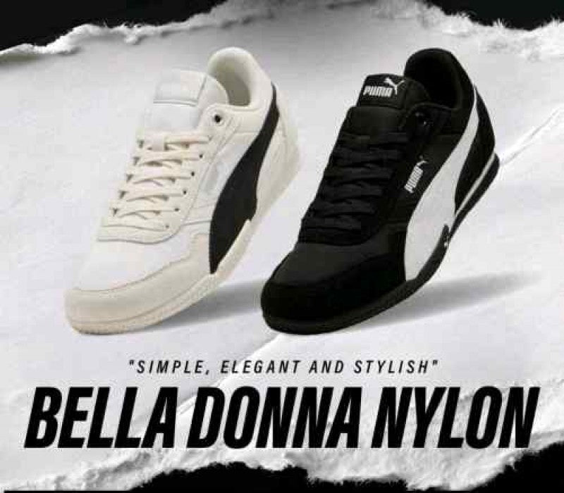 Puma Bella Donna Nylon Black White