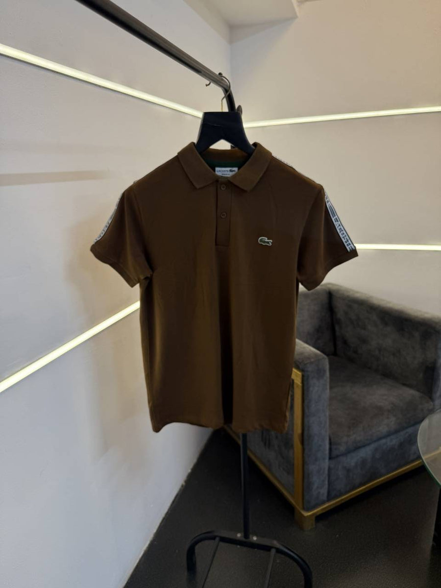 Lacoste Imported polo tshirt brown sale