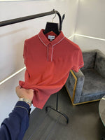 Lacoste Imported polo tshirt dark pink sale