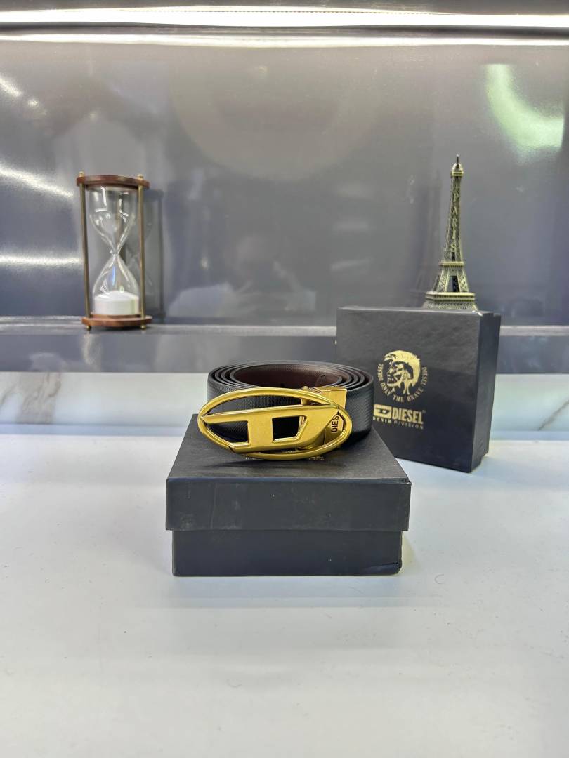 Diesel Golden Reversible Belt Fa 348