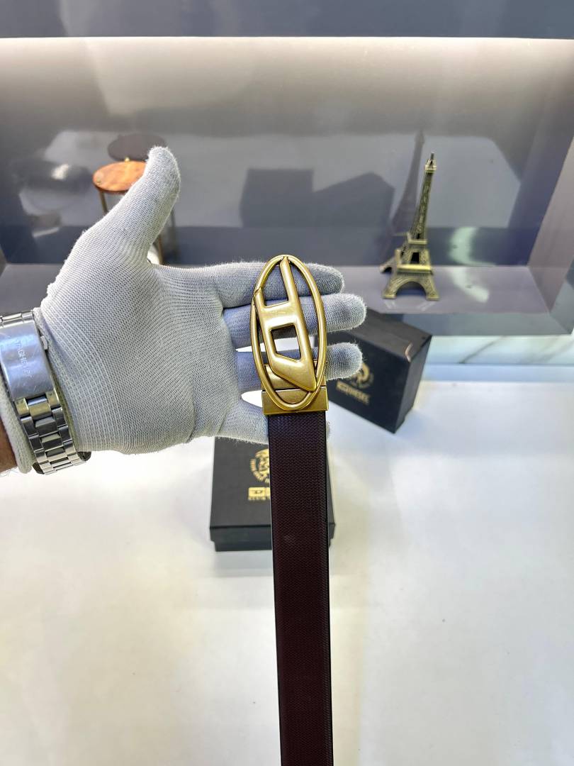 Diesel Golden Reversible Belt Fa 348
