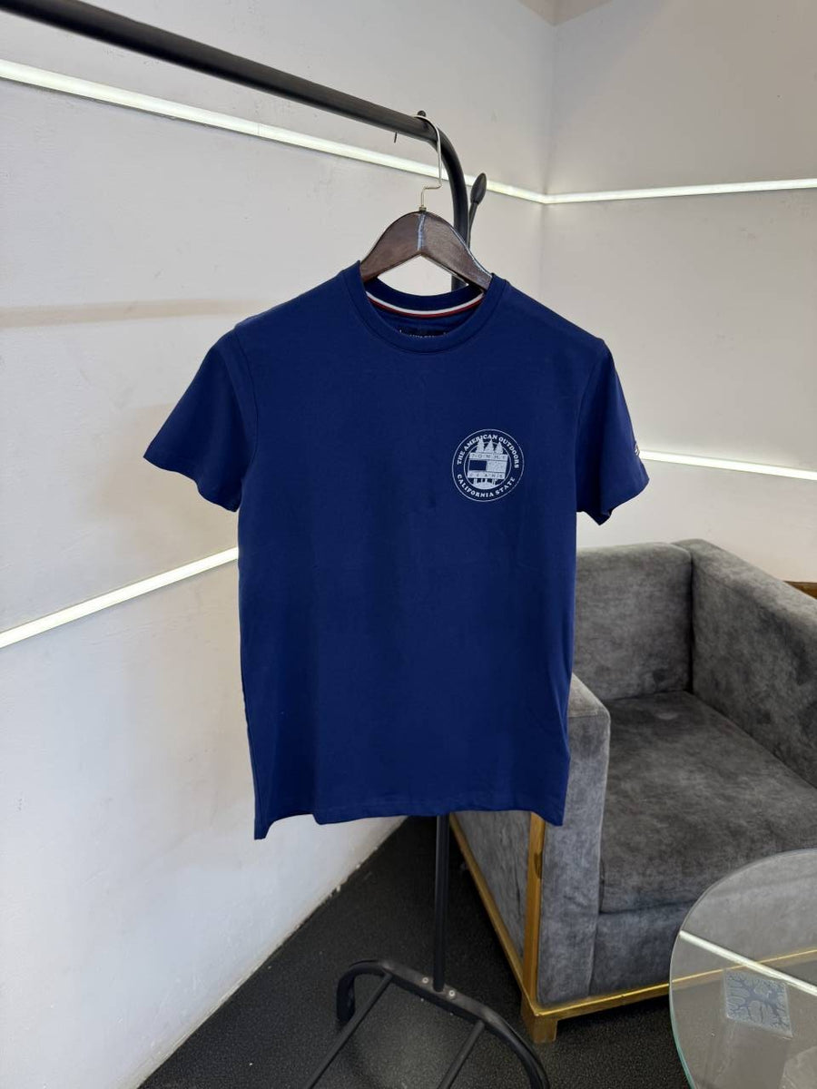 Tommyy hilfiger blue imported round neck tshirt