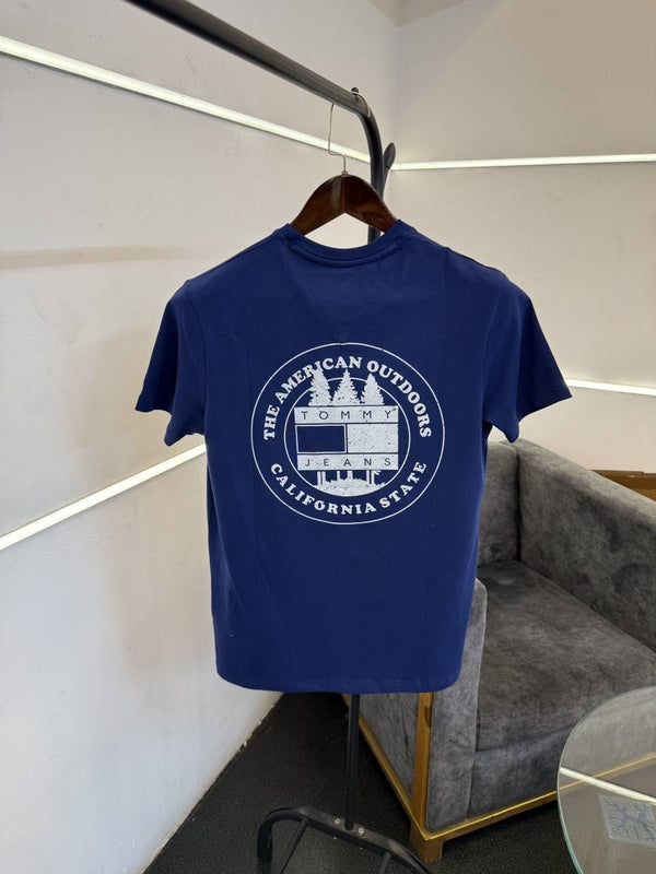 Tommyy hilfiger blue imported round neck tshirt