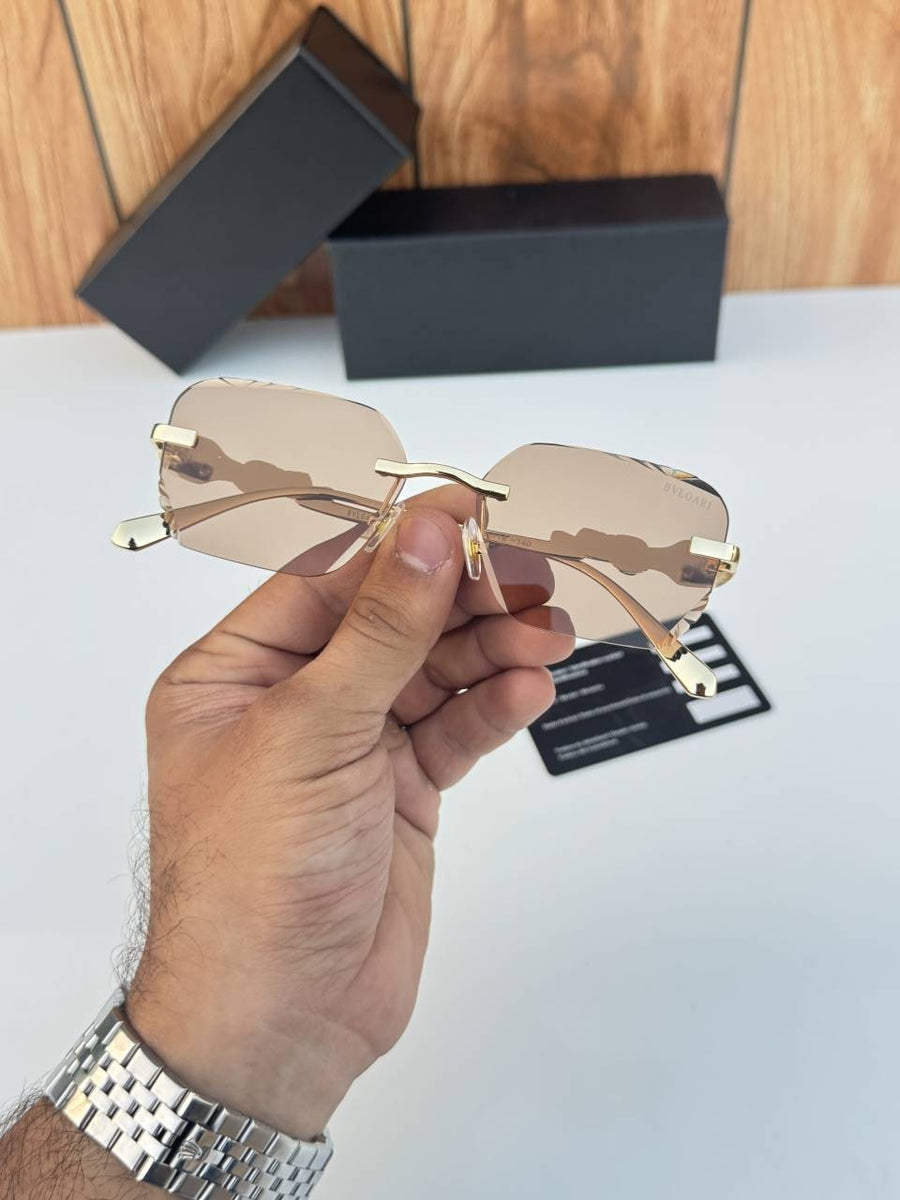 BVLGARI 2514 gold peach brown