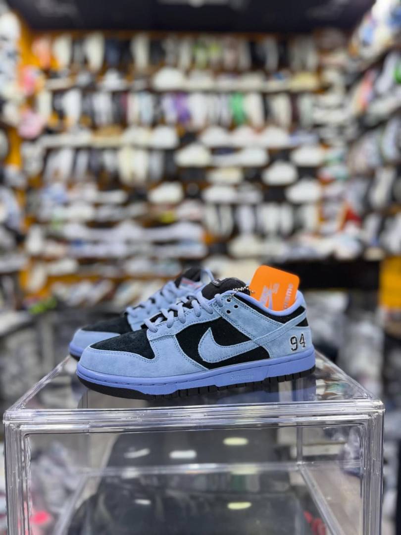 Sb Dunk Low Supreme 94 Blue Black Suede Quality