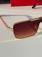 Prada 22028 gold brown shaded