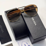 Prada 25008 gold brown shaded