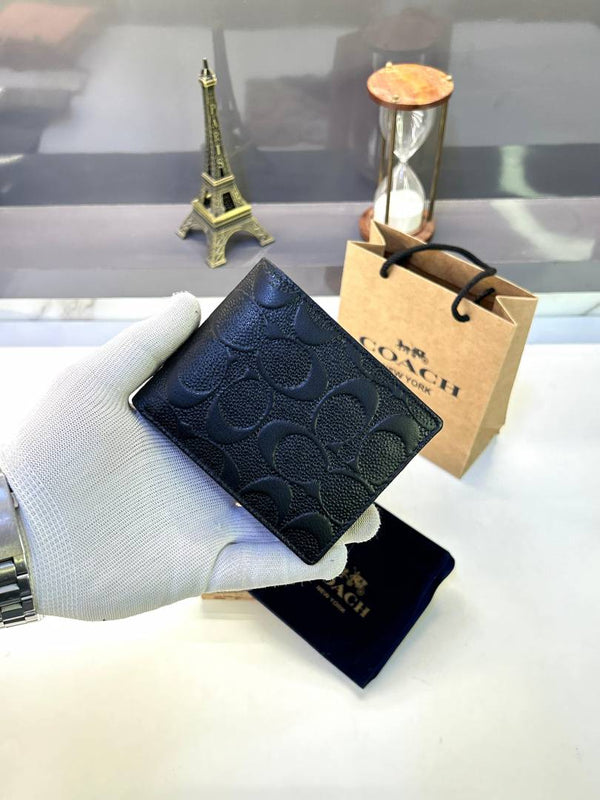 Coach Wallet Black Fa 143