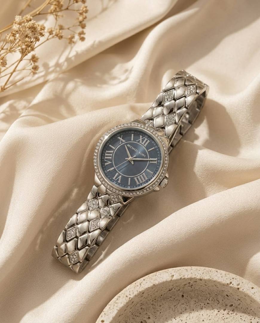 Michael Kors Camille Silver-Black