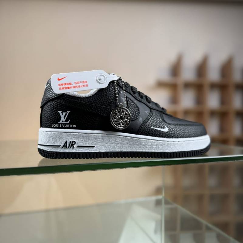 Nike Airforce 107 Low LV Monogram Eclipse Black sale