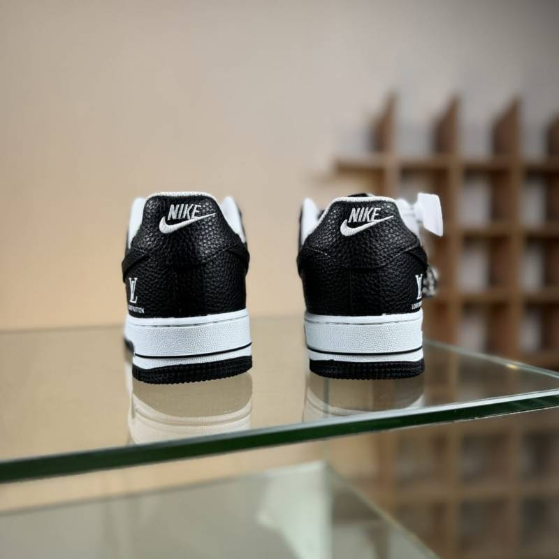 Nike Airforce 107 Low LV Monogram Eclipse Black sale