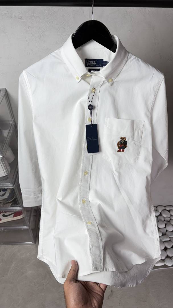 Ralph lauren premium bear logo shirt 1263