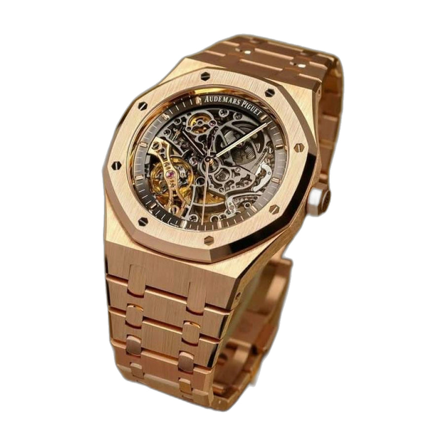 Audemaars piguee_t Royal Oak Skeleton Automatic Copper Black