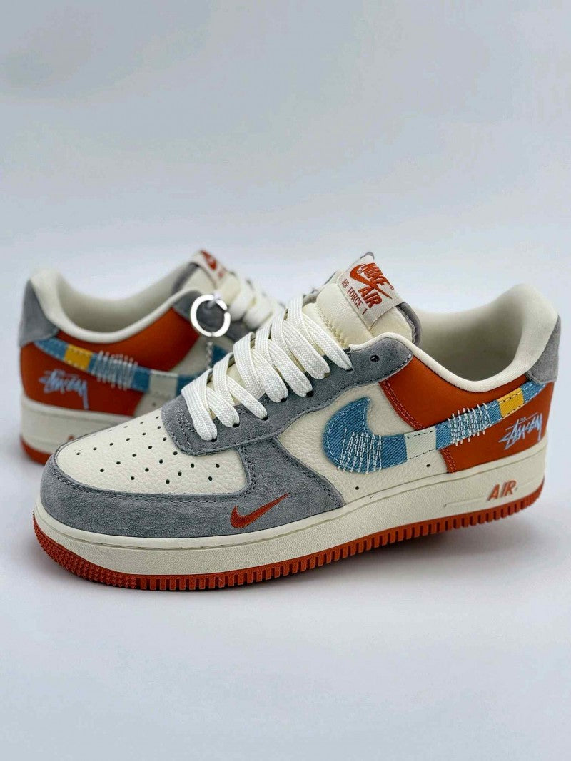 Nike Air Force 1 Low 07 x Stussy Orange