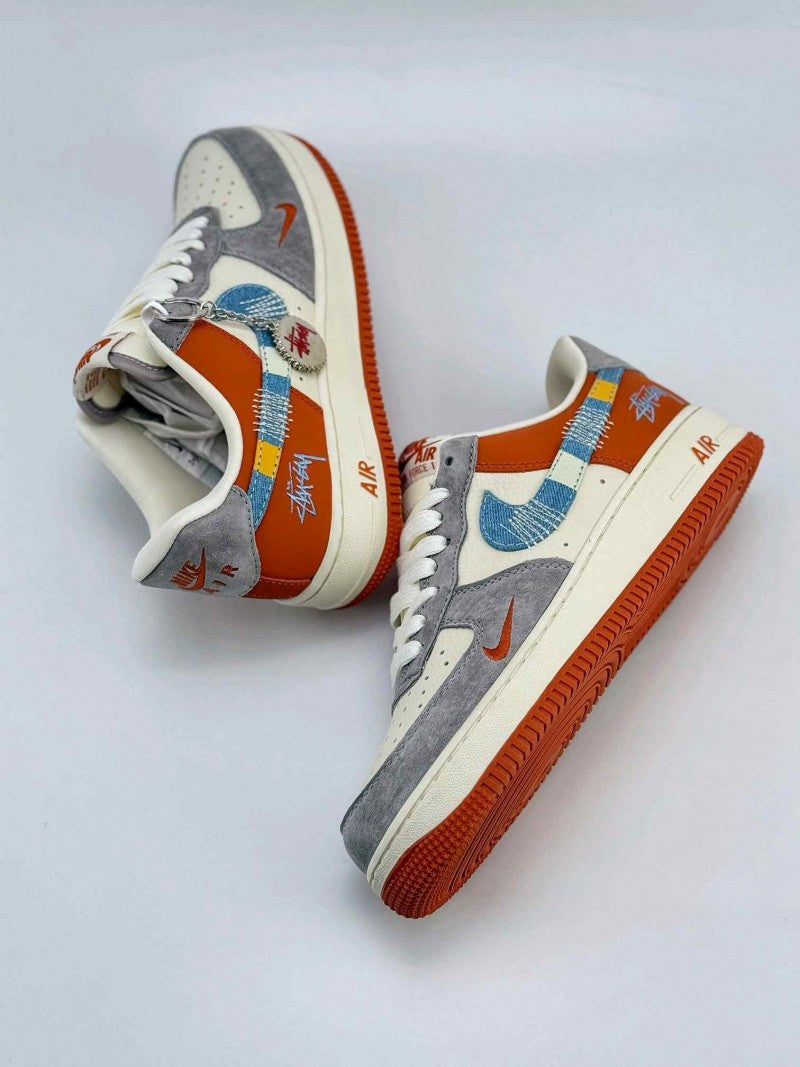 Nike Air Force 1 Low 07 x Stussy Orange