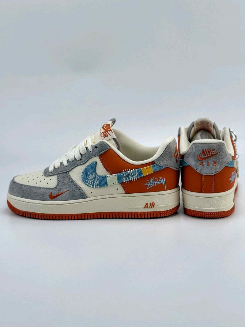 Nike Air Force 1 Low 07 x Stussy Orange