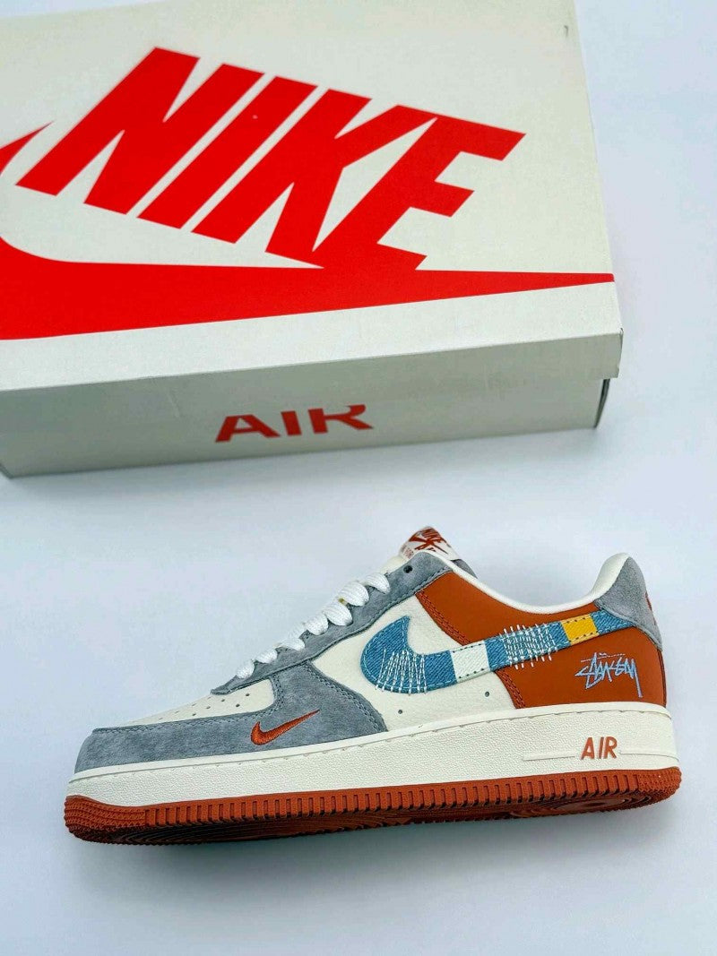 Nike Air Force 1 Low 07 x Stussy Orange