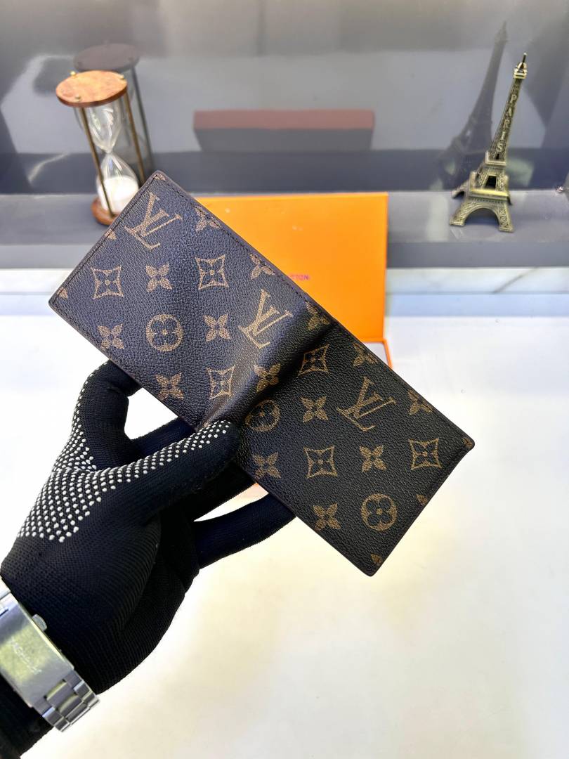 Louis Vuitton Brown 2 Wallet Combo Premium Quality Fa 706