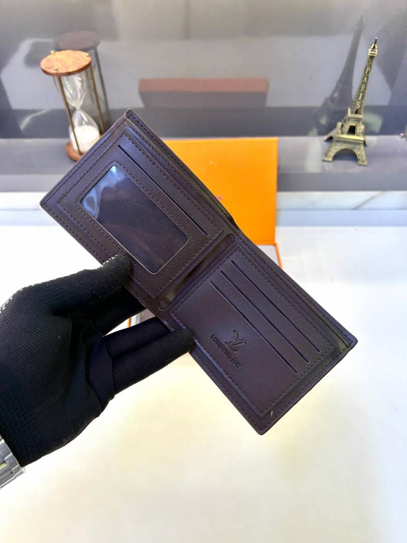 Louis Vuitton Brown 2 Wallet Combo Premium Quality Fa 706