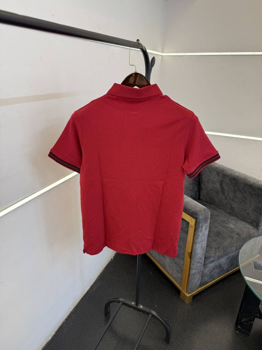 Hugo bos imported quality polo tshirt red