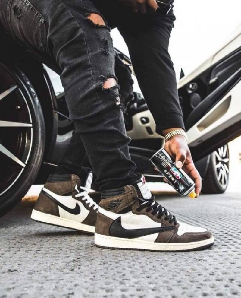 Jordan 1 High Travis Scott Mocha Semi UA quality 591