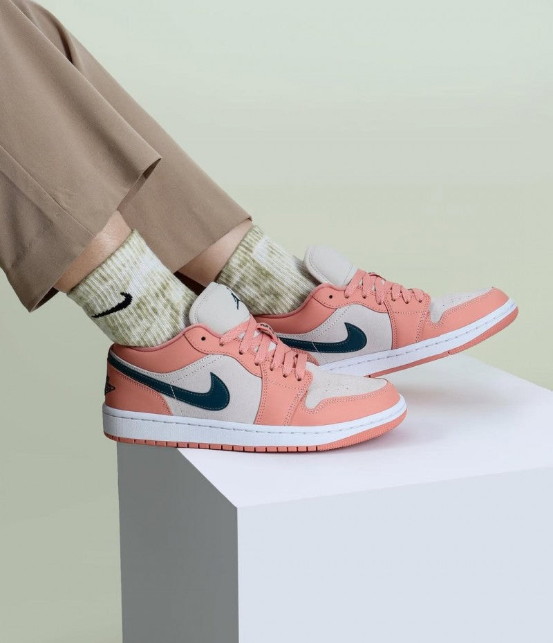 Nike Air Jordan 1 Low Light Madder Root Corel Pink Women s...