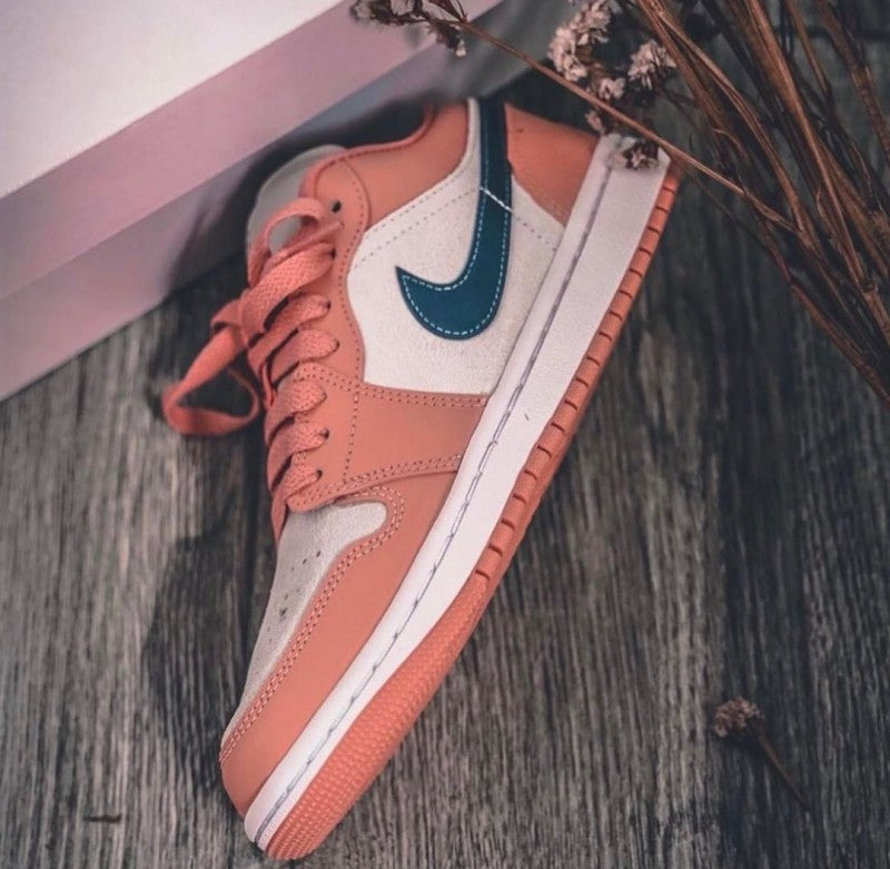 Nike Air Jordan 1 Low Light Madder Root Corel Pink Women s...