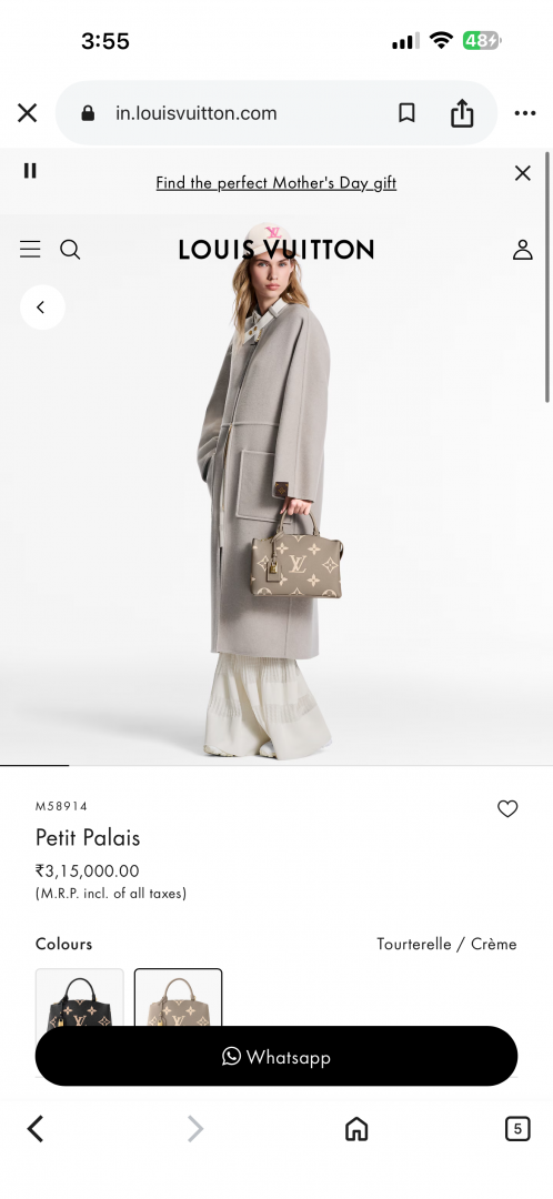 Louis Vuitton_CB_Petite_Palais_Handbag_With_OriginalBox_CarryBag