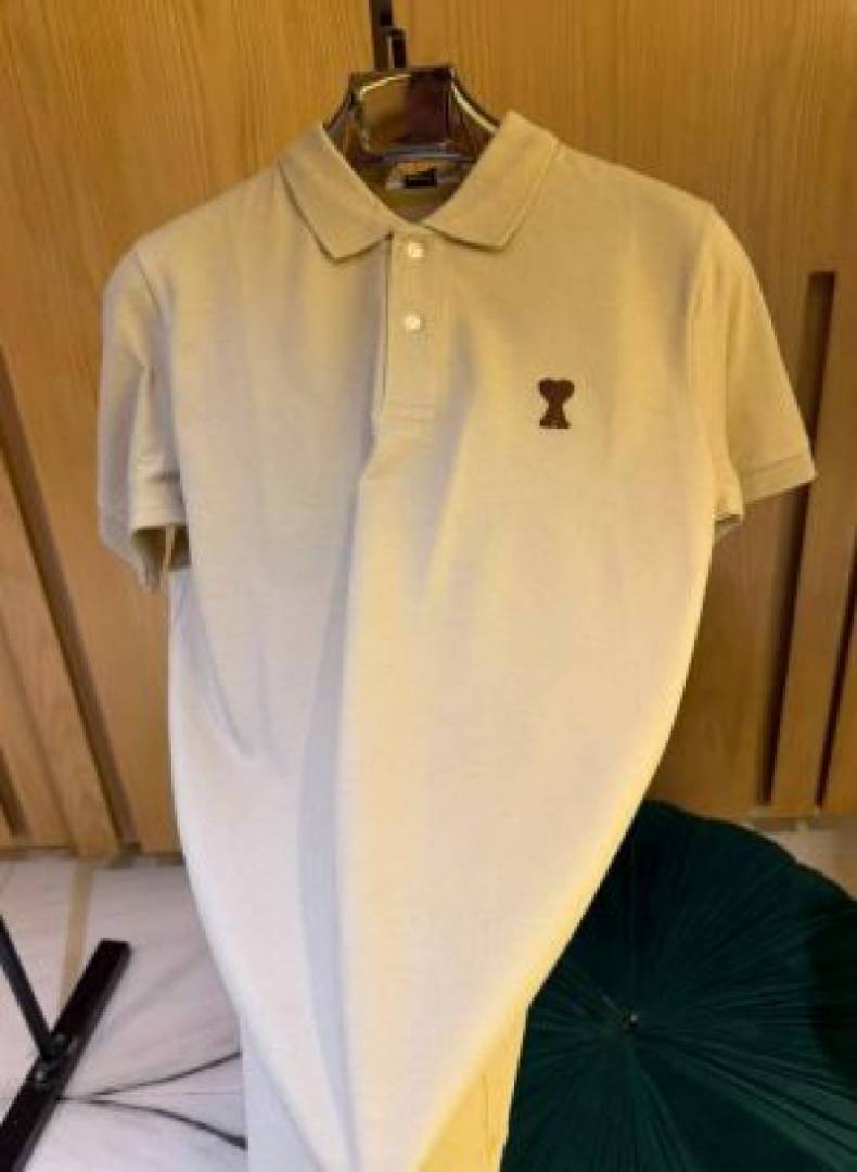 AMI PARIS IMPORTED STORE ARTICLE POLO T-SHIRT
