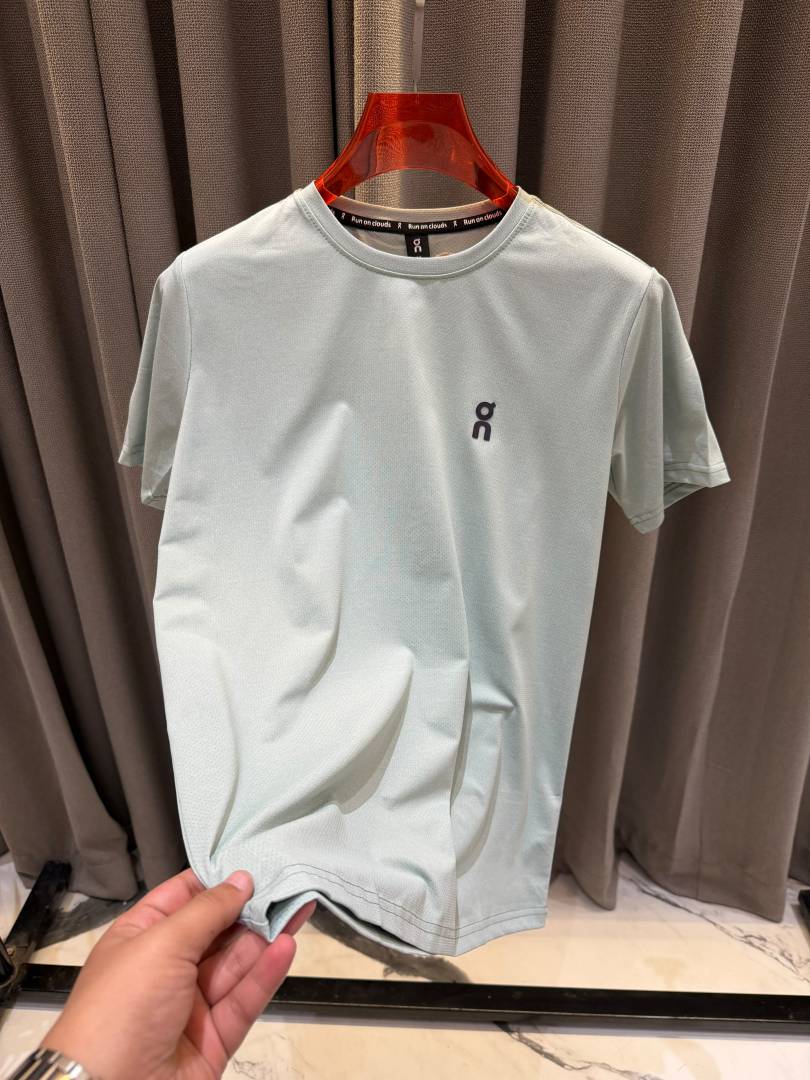 On Cloud Round Neck T-shirt Sky Green
