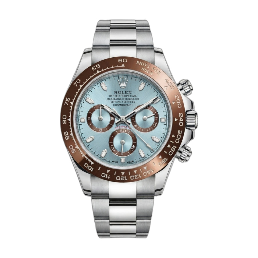 Rolex Daytona chronograph sky Blue platinum