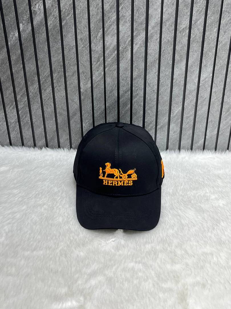 Hermes_Front_Logo_Black_Premium_Unisex_Cap_With_Safety_Box