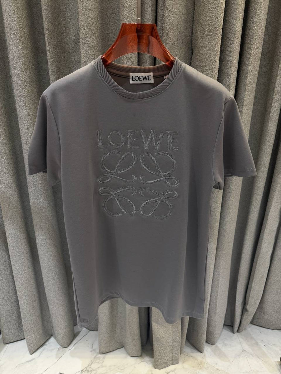 Loewe Round Neck Grey Premium Tshirt