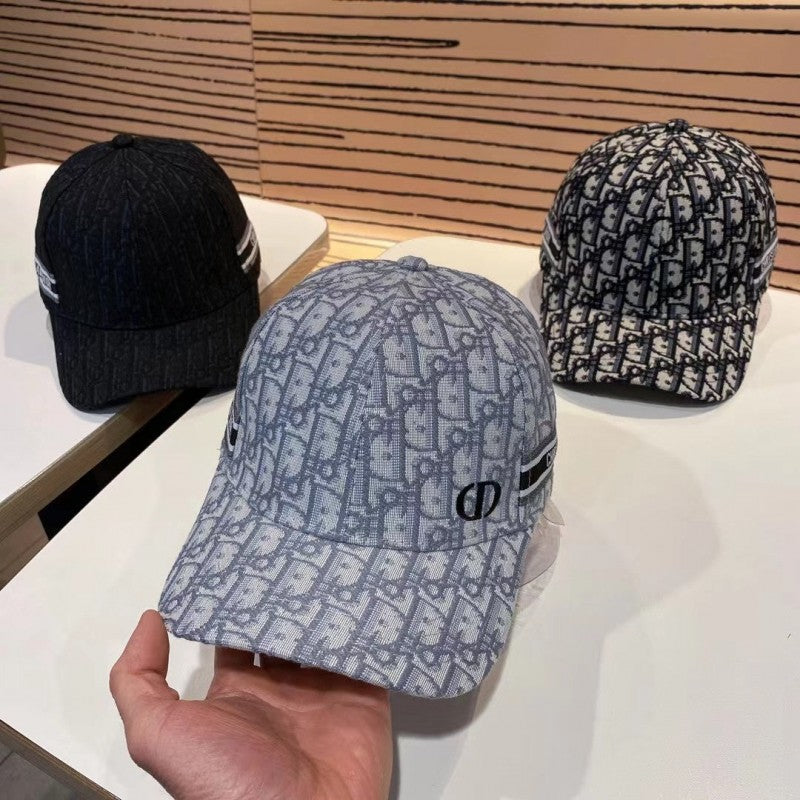 Dior_Cd_Oblique_Monogram_Premium_Unisex_Cap_(_With_Safety_Box_)_Grey_