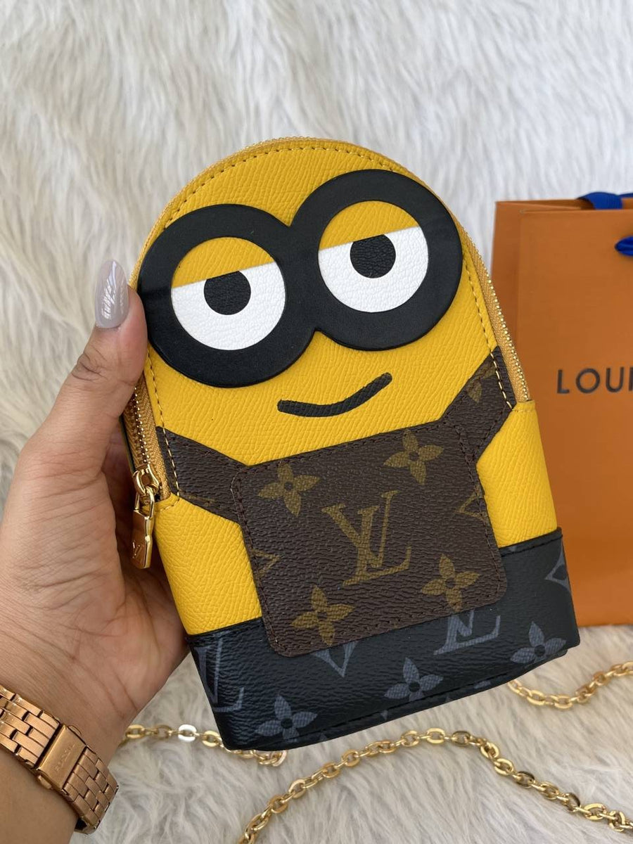 Louis Vuitton X Minion PhoneBag With Original CarryBag