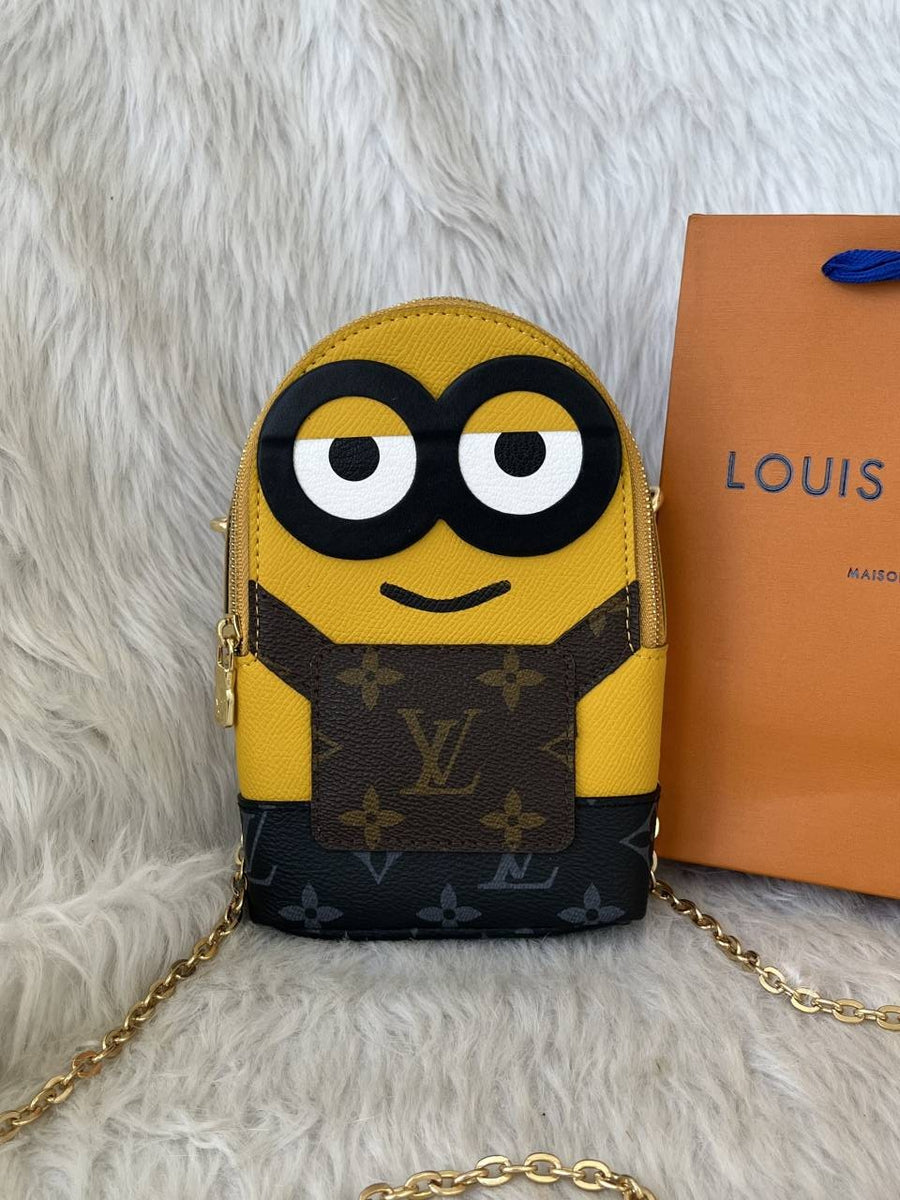 Louis Vuitton X Minion PhoneBag With Original CarryBag