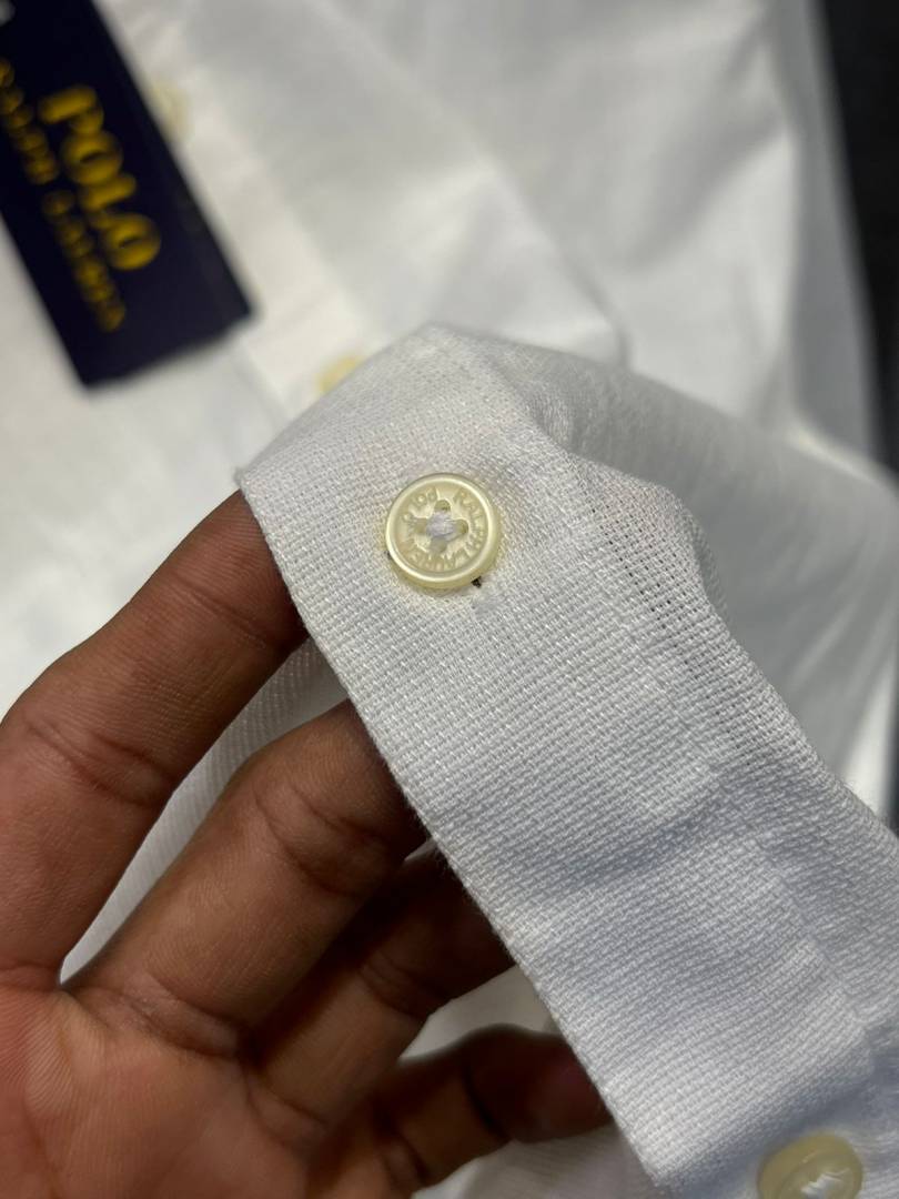 Ralph LAUREN P-OLO IMPORTED STORE ARTICLE SHIRT linen fabric