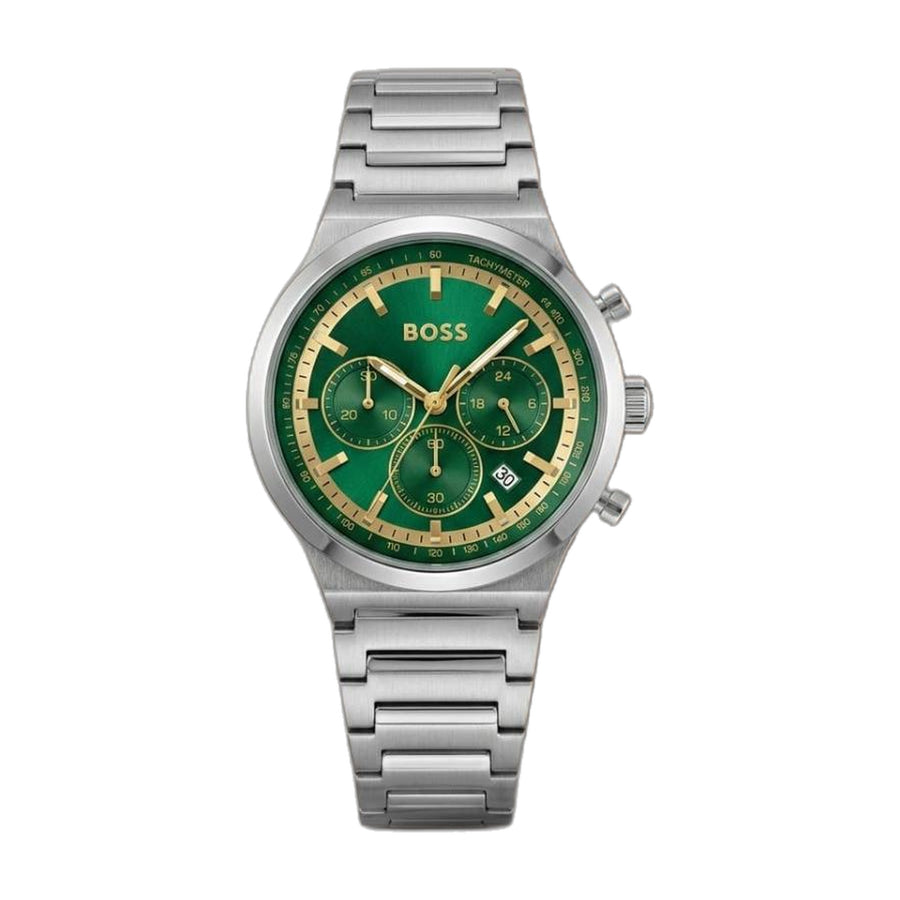 Boss Candor Chronograph Silver-Green