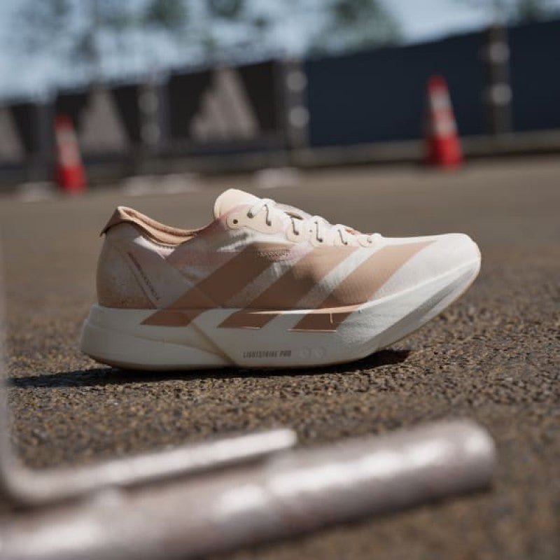 Adizero adios pro 4 shoes s adizero adios pro 4 warm sandstone