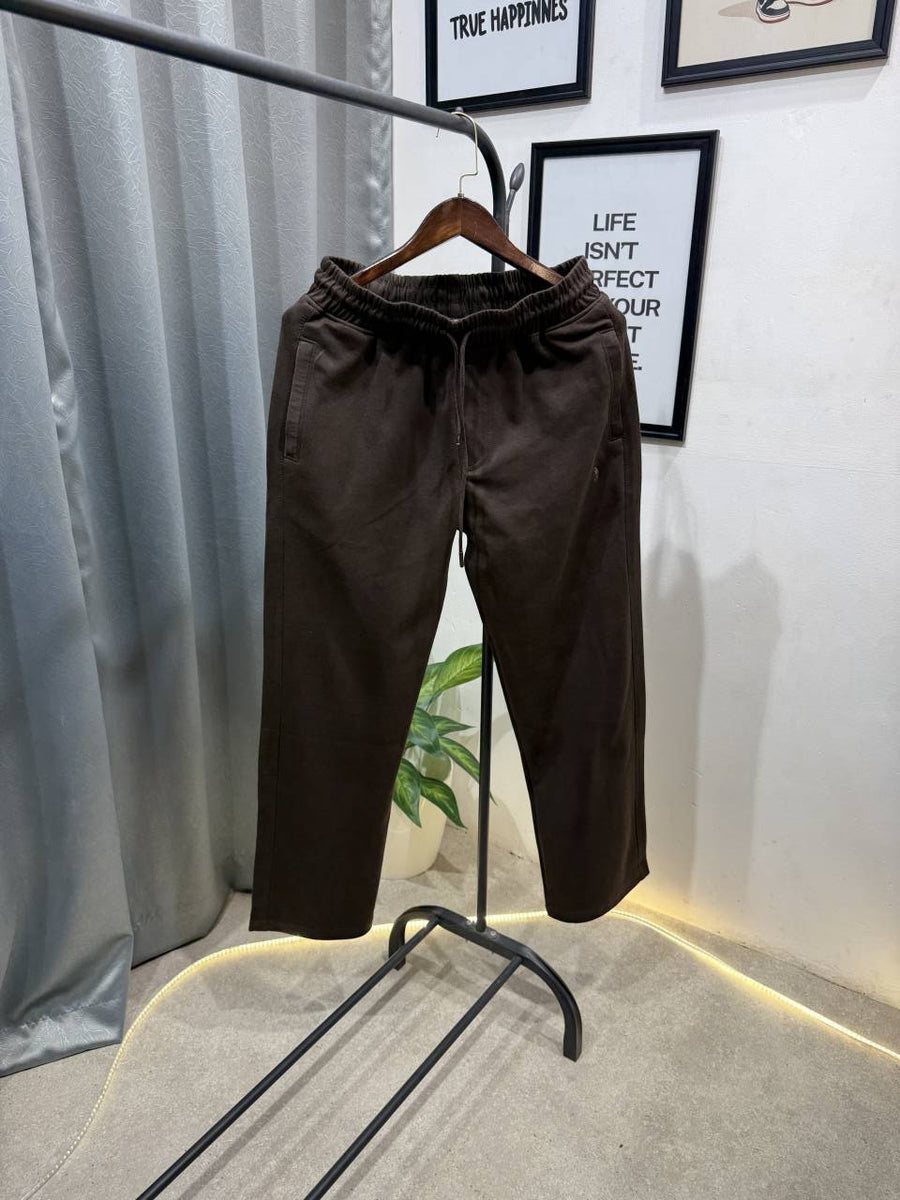 Ralph lauren embroidery logo imported track pant brown