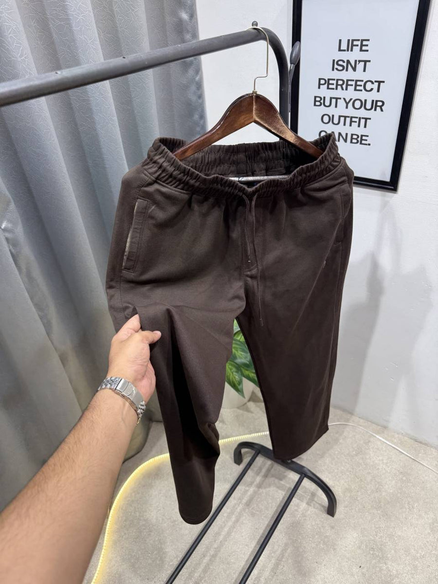 Ralph lauren embroidery logo imported track pant brown