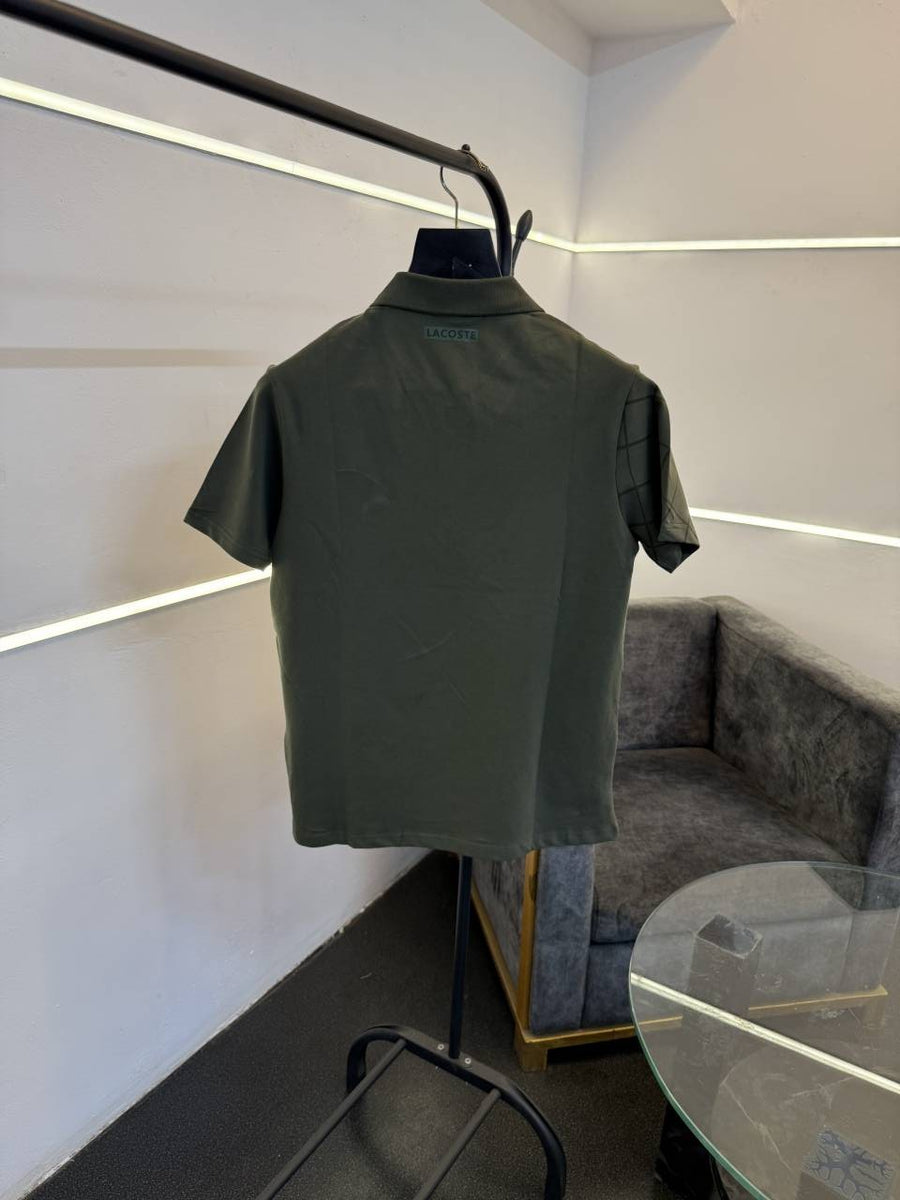 Lacoste imported polo tshirt green