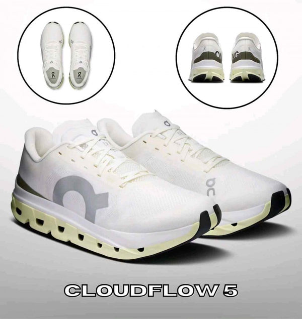 On Cloudflow 5 Ivory linen