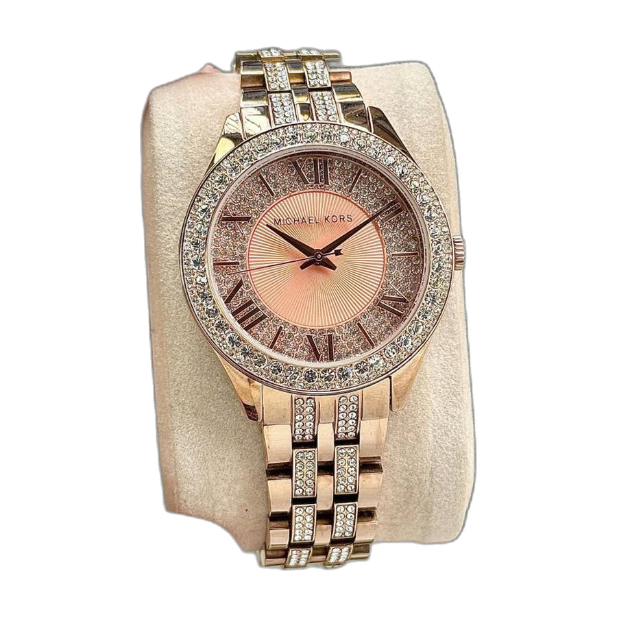 Michael kors Harlowe Quartz Crystal Rose-Gold