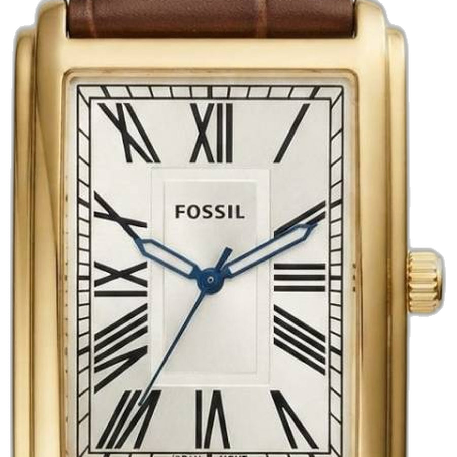 Fossil_il Carraway FS6078 Brown Gold white Dial