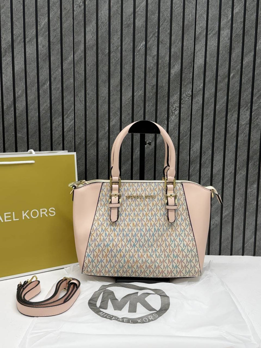 Michael Kors CB Sienna MK Medium Satchel Bag With Original CarryBag & DustCover