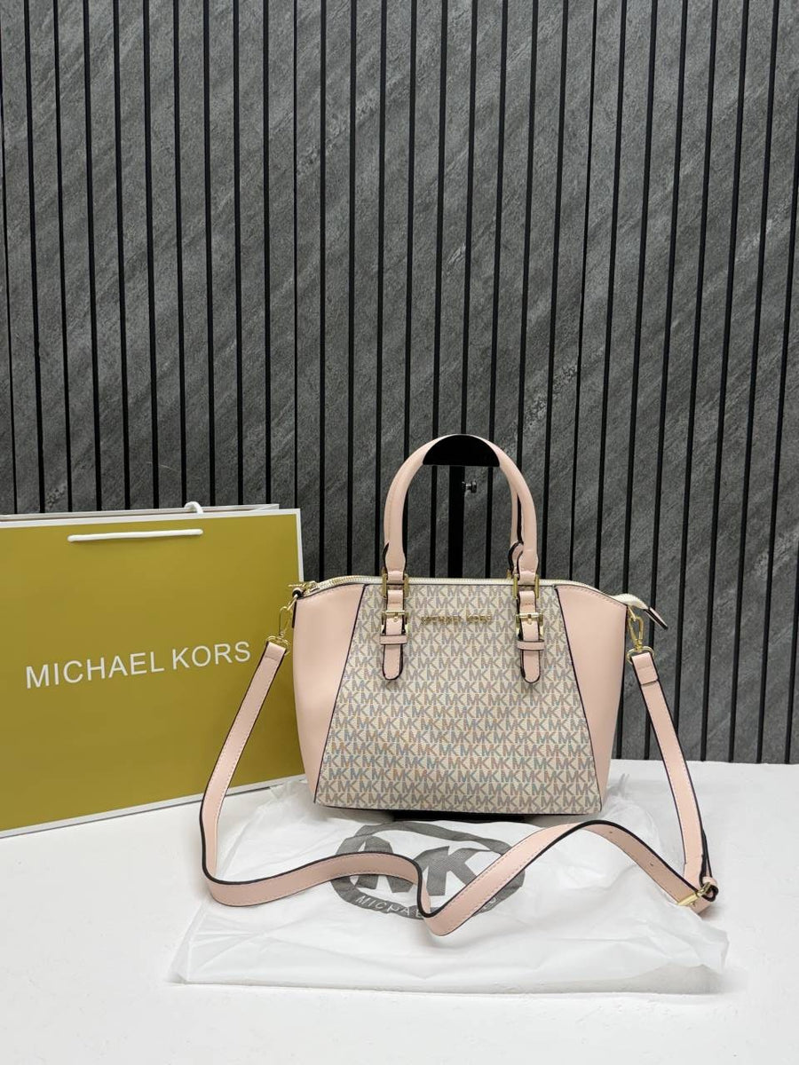 Michael Kors CB Sienna MK Medium Satchel Bag With Original CarryBag & DustCover