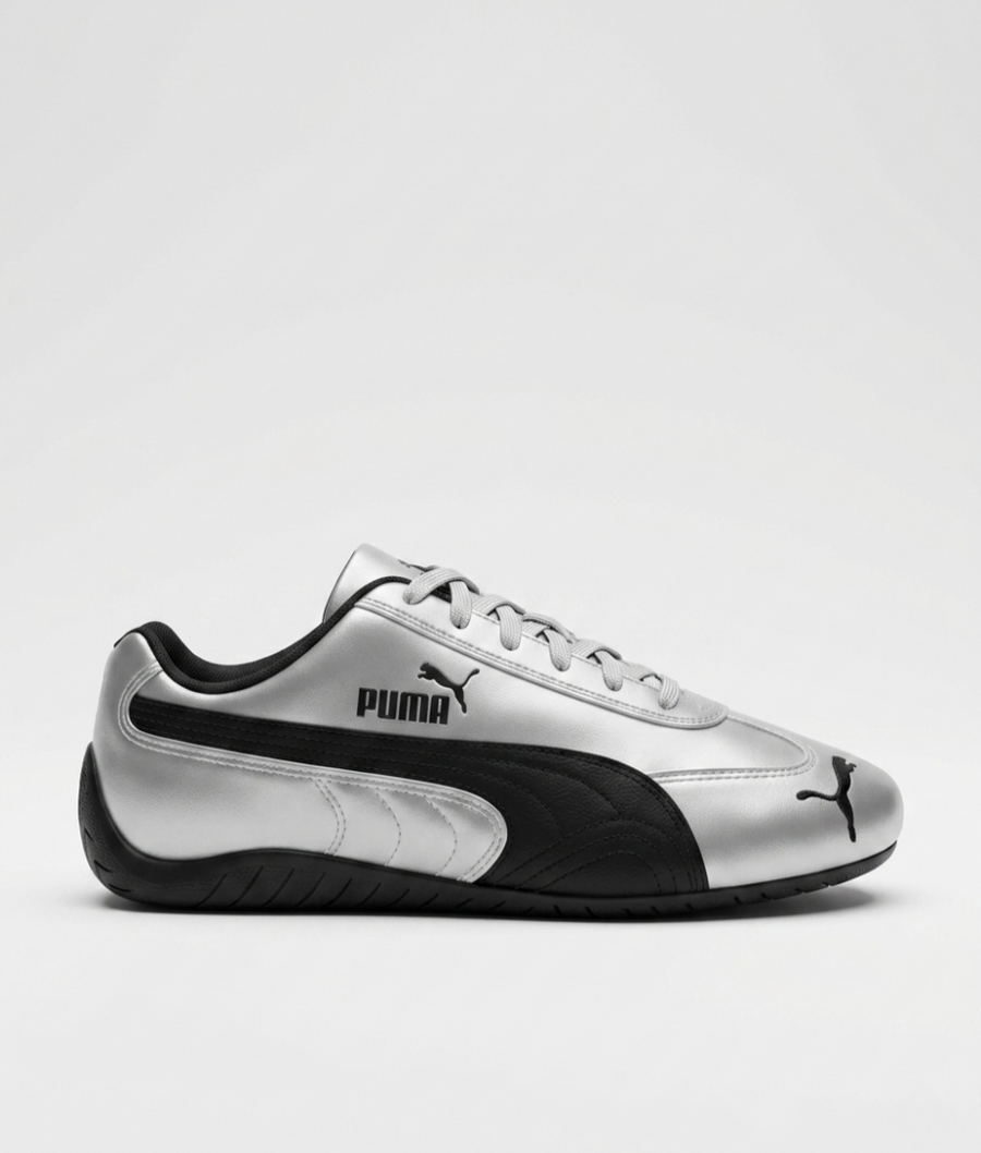 Puma SPEEDCAT METALLIC SILVER BLACK