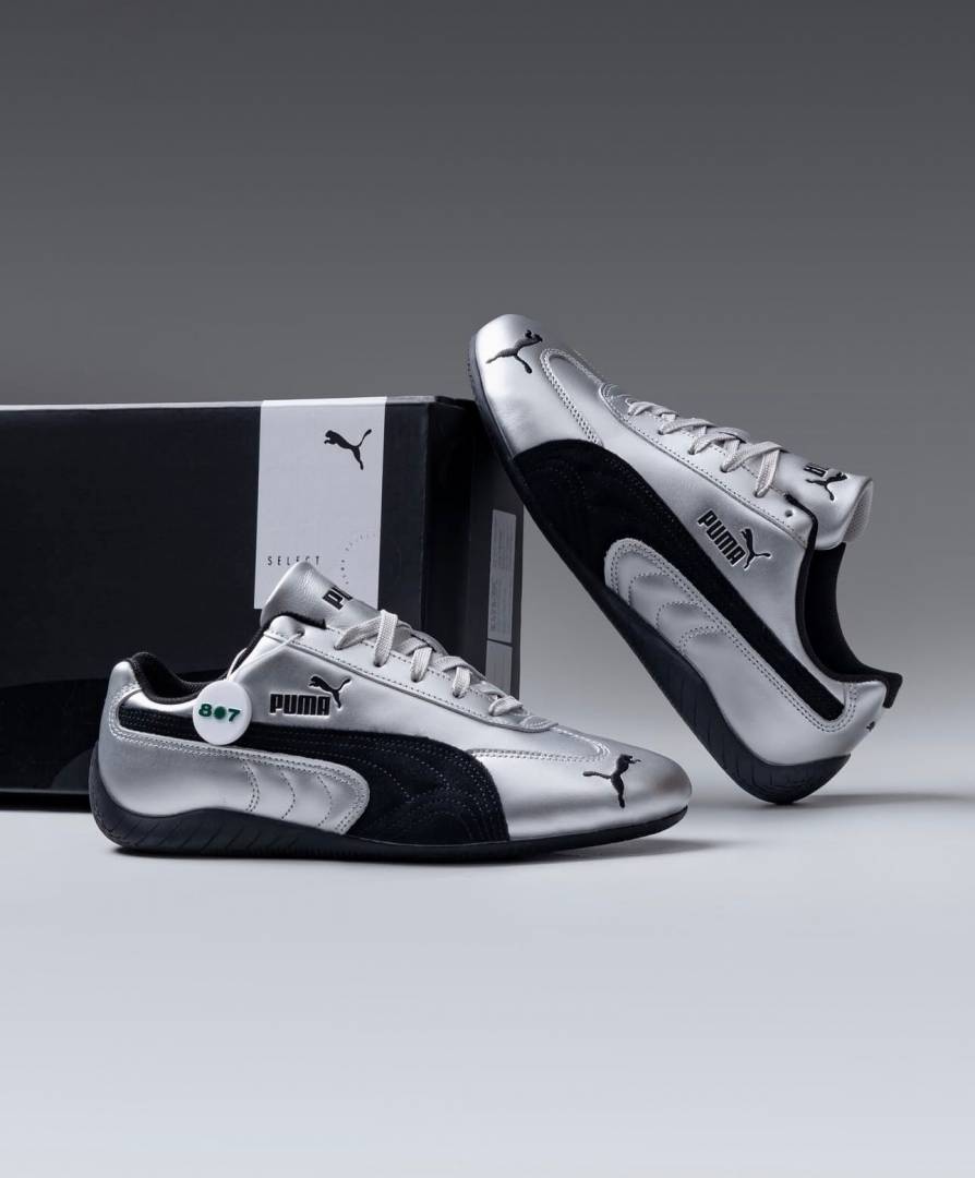Puma SPEEDCAT METALLIC SILVER BLACK