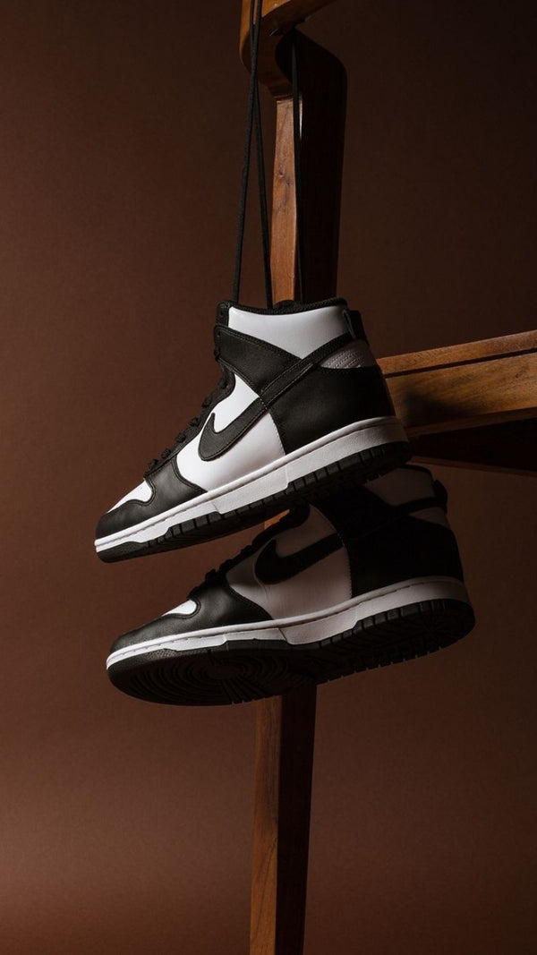 Nike dunk high panda black white fix